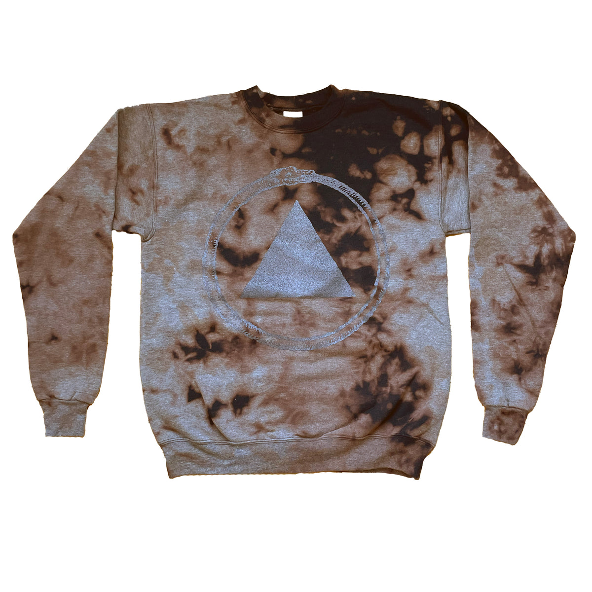 Bleach Splattered Crew Neck Sweatshirt | Sacred Bones Records