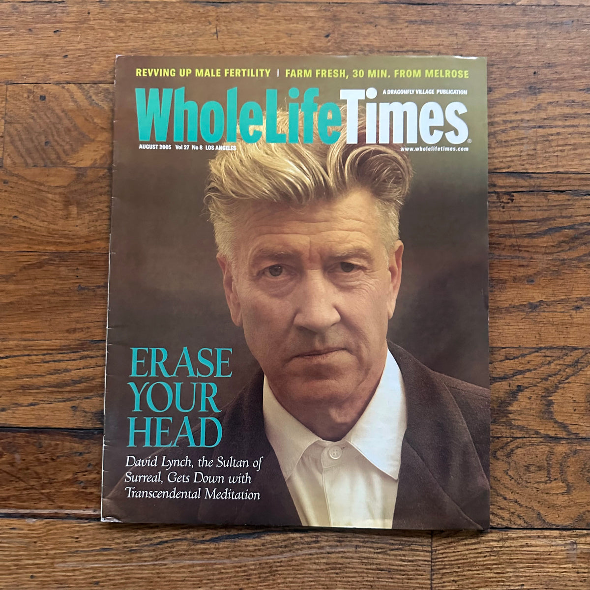 WholeLife Times Magazine (David Lynch Cover)