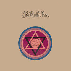Sacred Bones Presents the Music of Ya Ho Wha album cover with geometric star design in pink, purple, and blue tones.