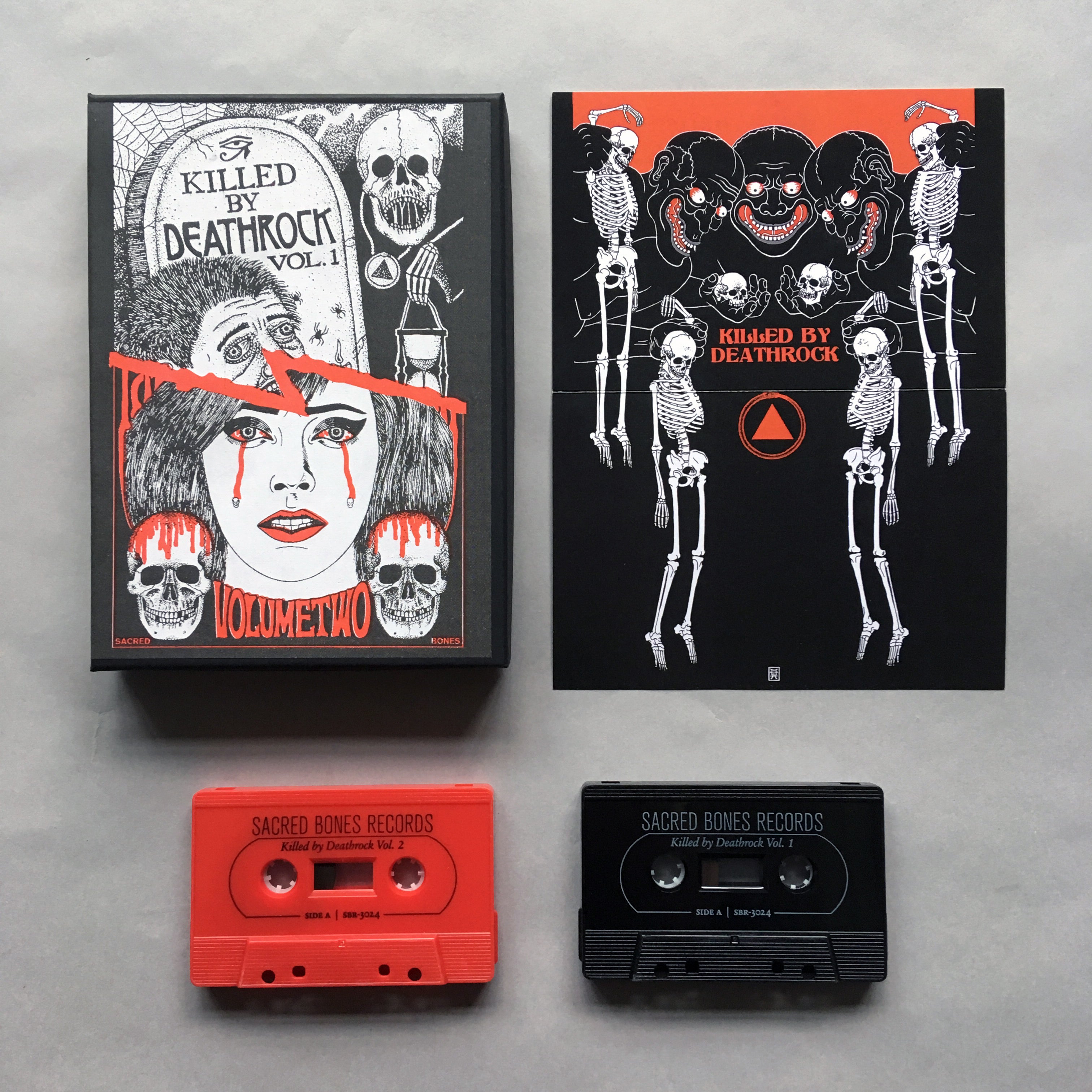 Various Artists: Killed by Deathrock Vols. 1 and 2 (Cassette Box