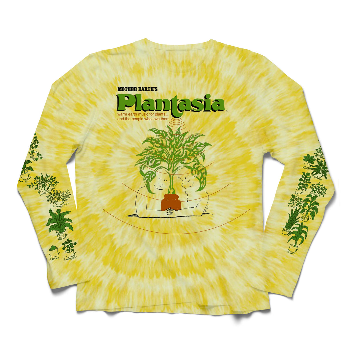 Tie-Dyed Plantasia Cover Art Longsleeve Tee