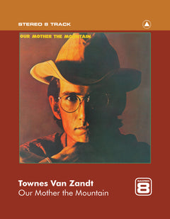 Cover art for Our Mother The Mountain showing a man in a hat and glasses in warm tones with vintage style text.
