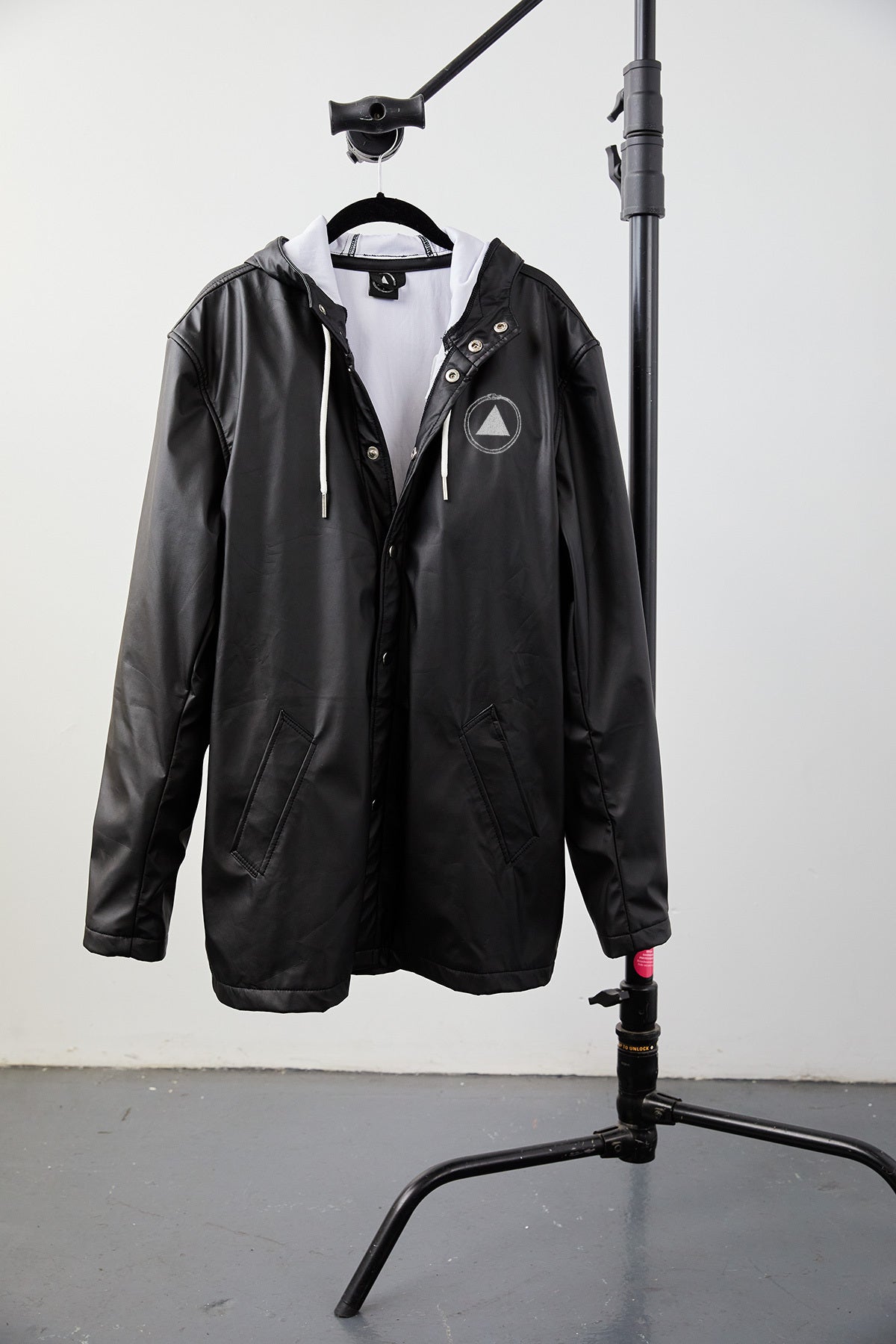 Sacred Bones Logo Rain Jacket | Sacred Bones Records