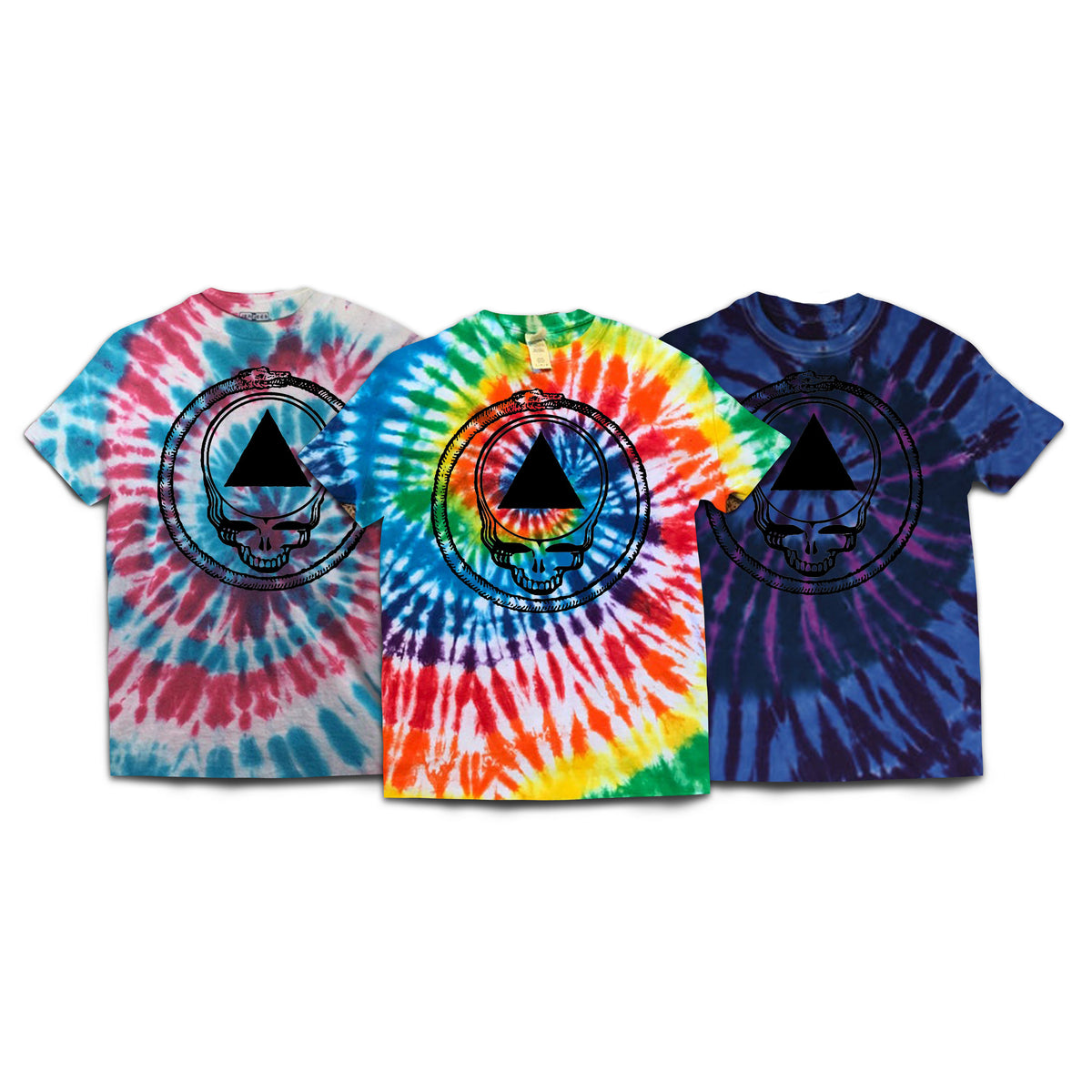 Grateful Bones Tie-Dyed T-Shirt