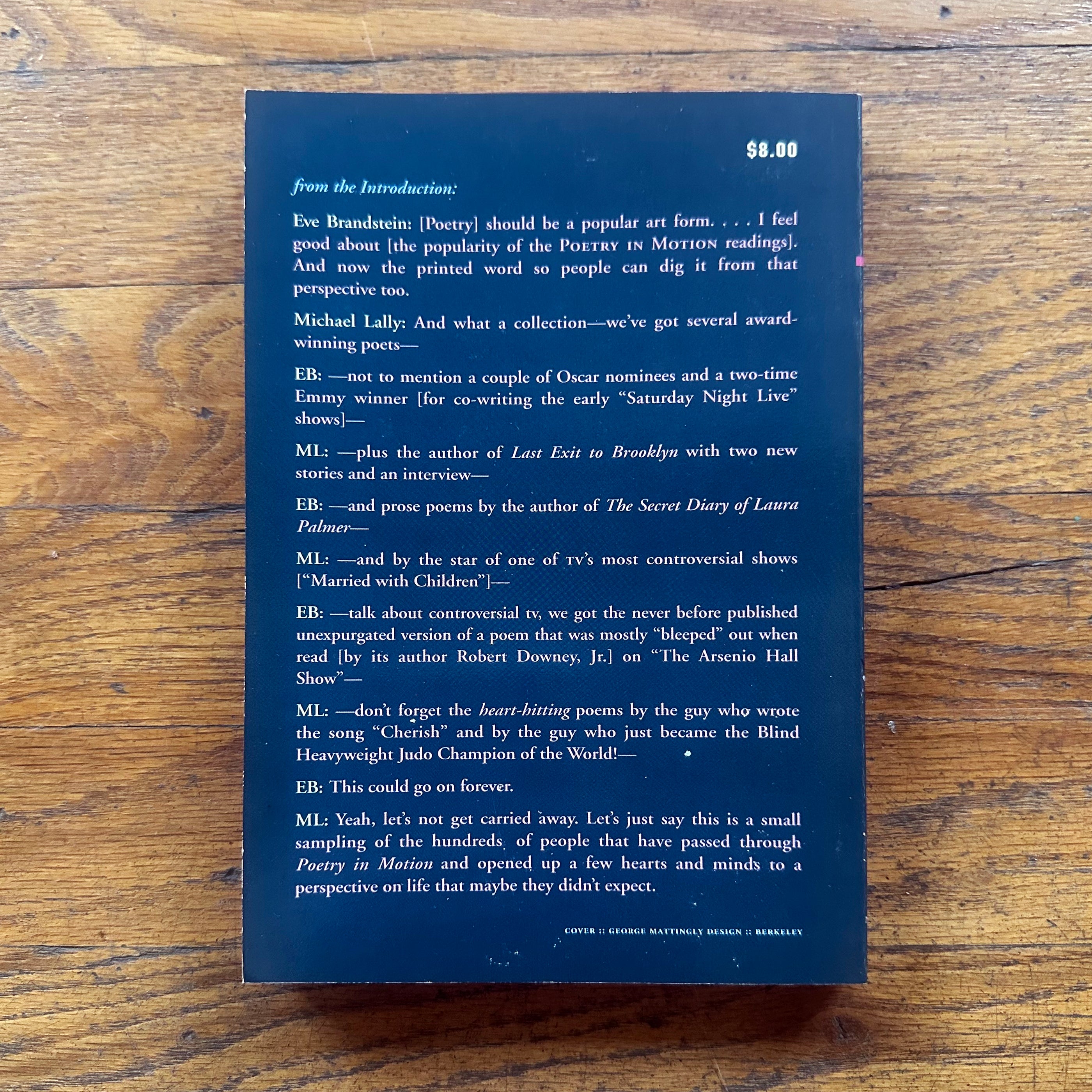 The Hollywood Review "Poetry in Motion" Paperback