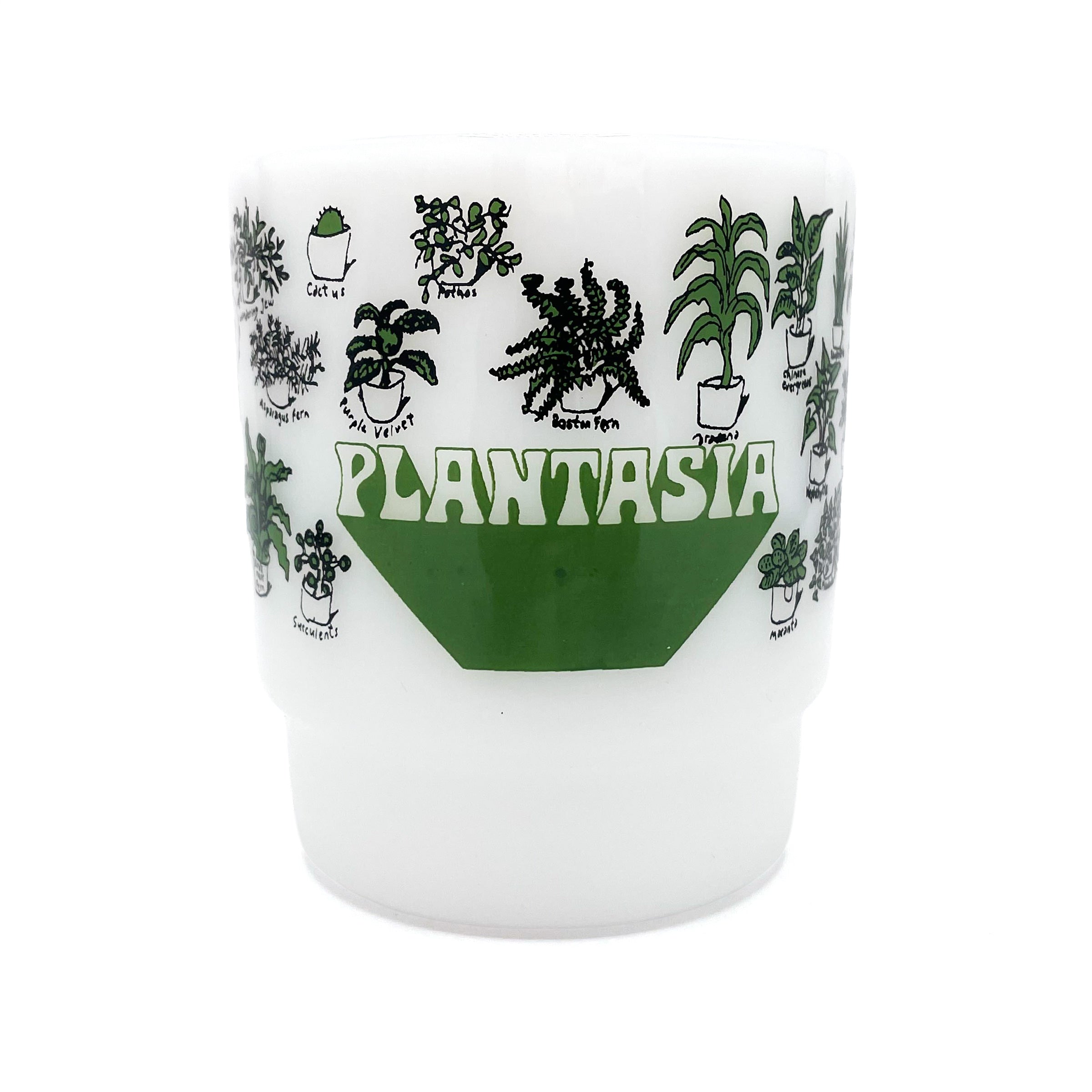 Plantasia Milk Glass Mugs | Sacred Bones Records