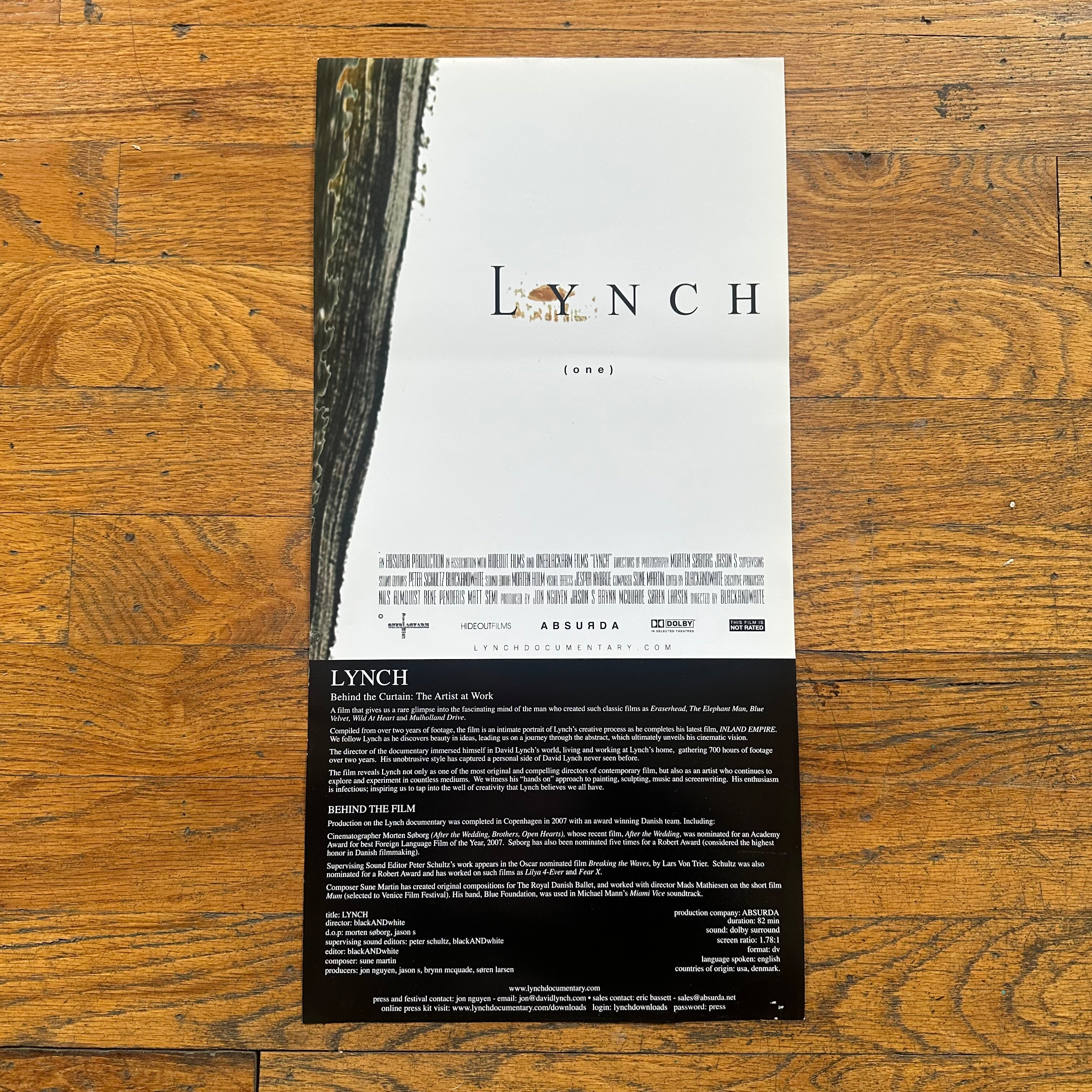 LYNCH (ONE) Poster | Sacred Bones Records