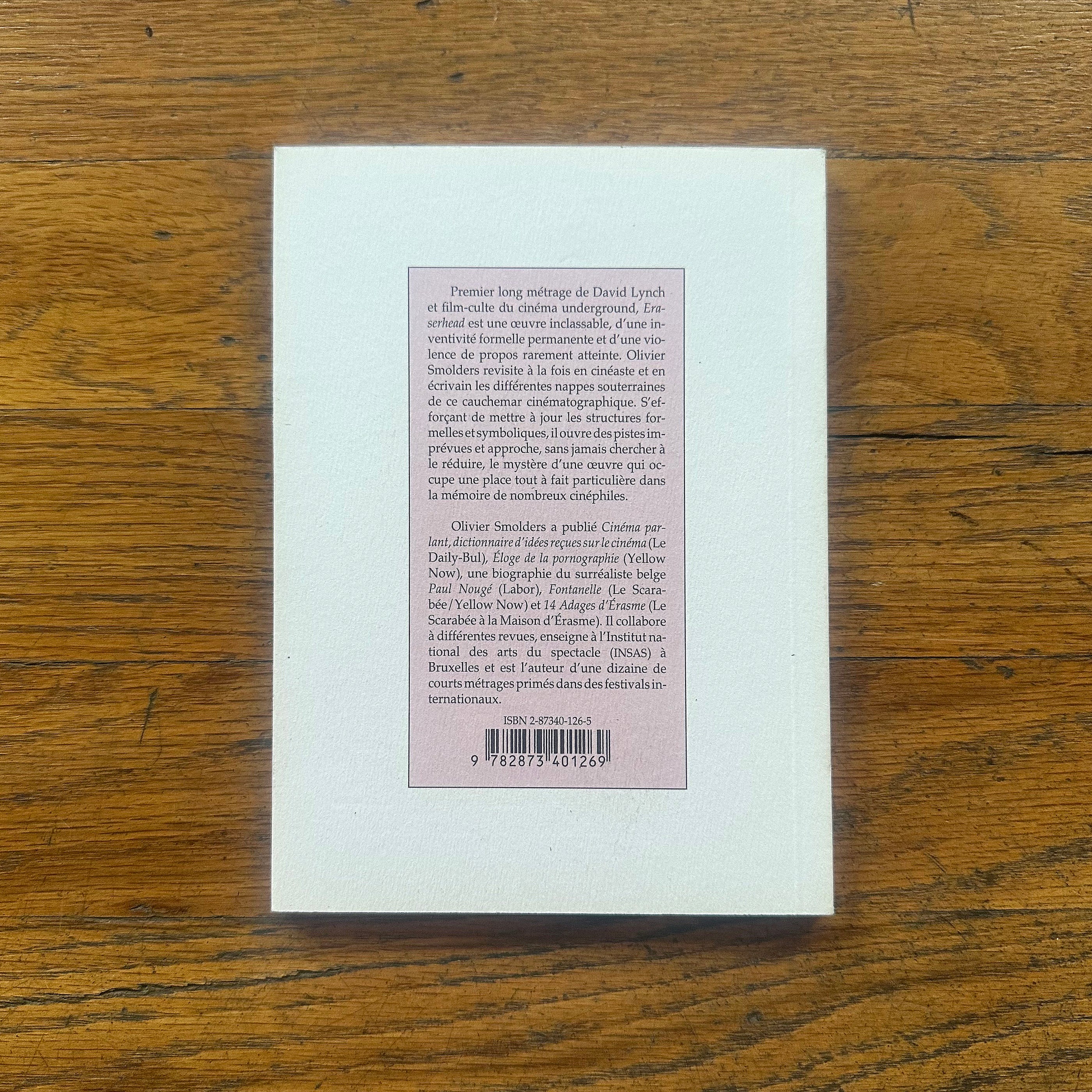 Eraserhead: French Paperback