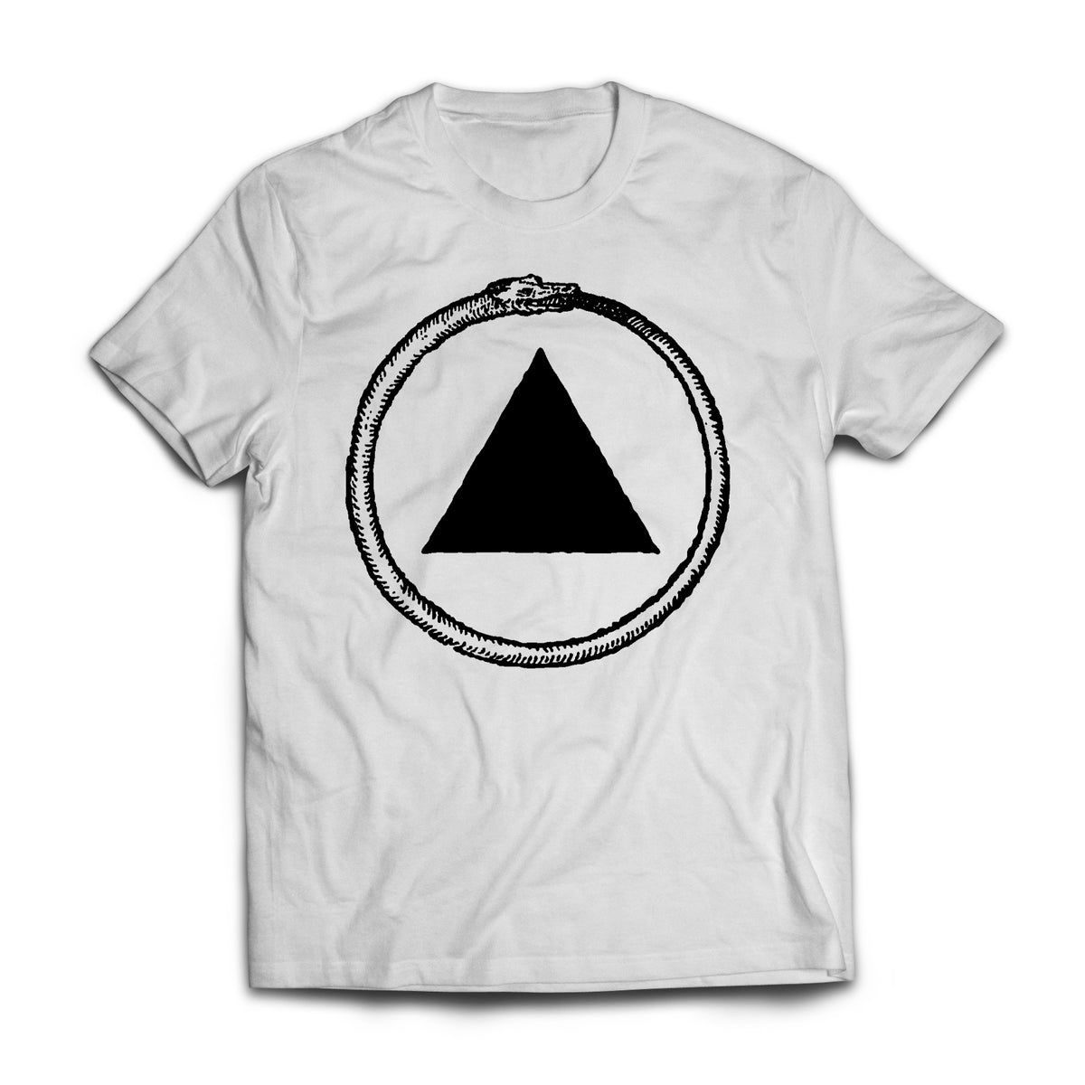 White Logo Tee