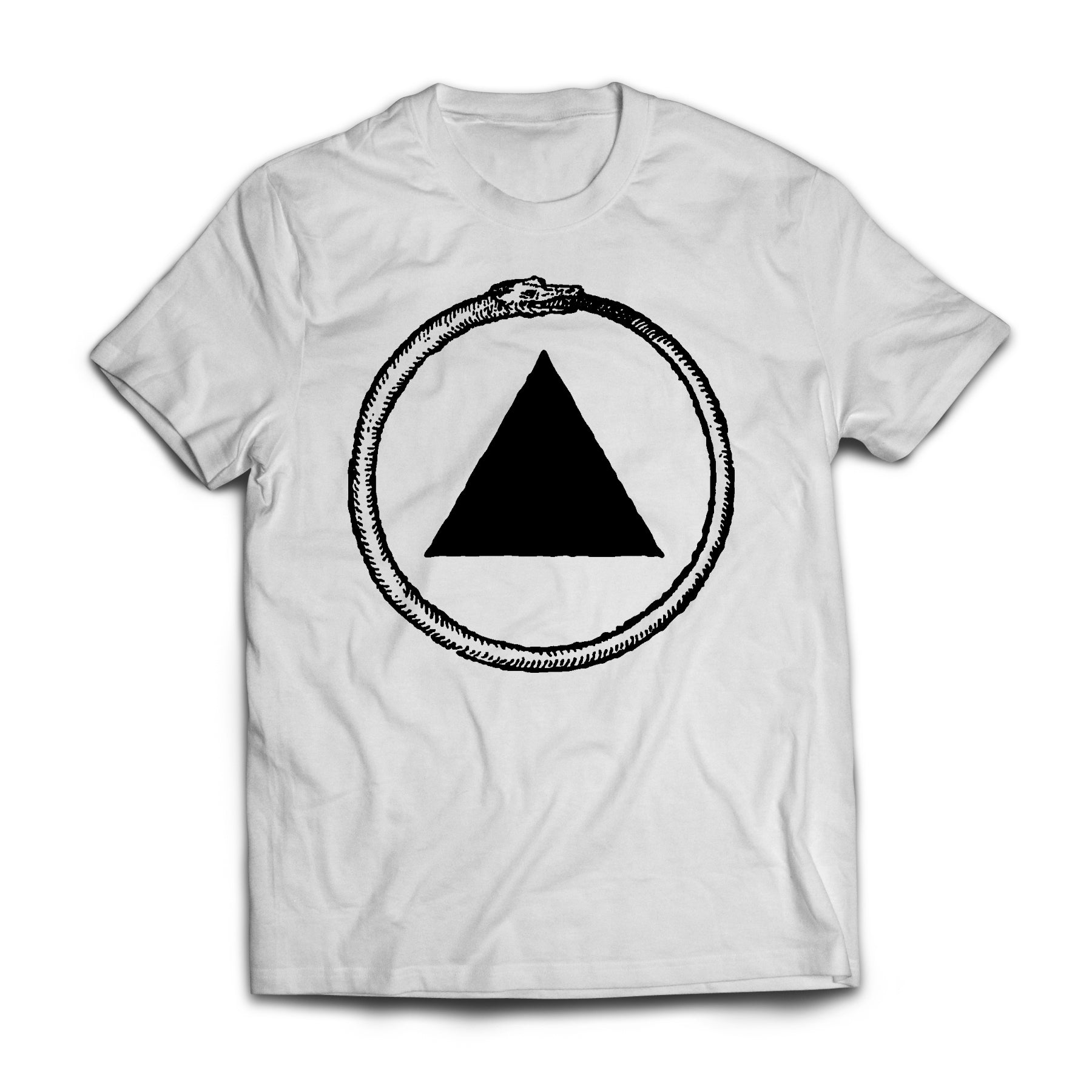 White Logo Tee