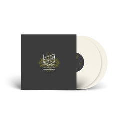 Khanate double white vinyl record with dark cover featuring abstract gold and white geometric design