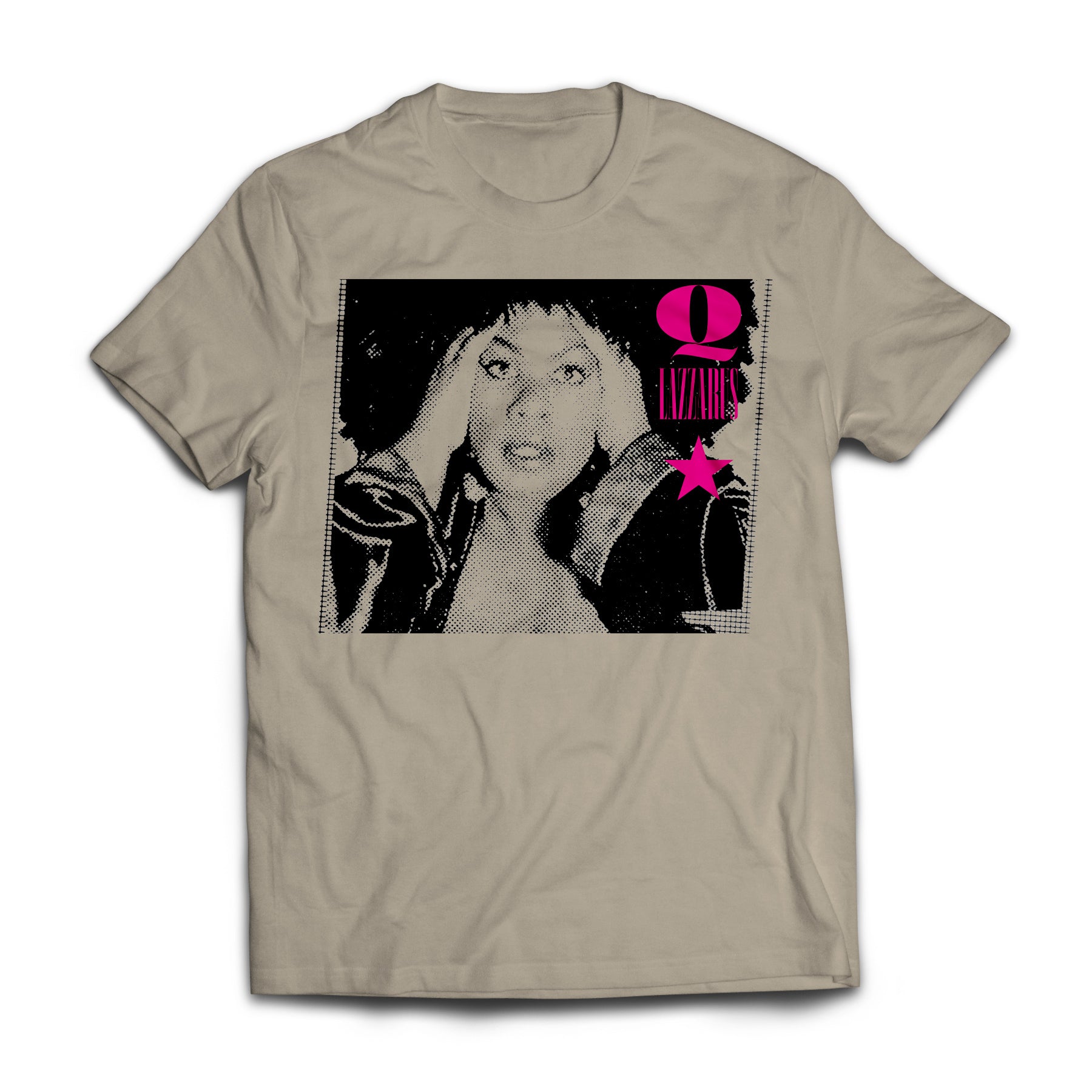 LES SIX ドル札デザイン Tシャツ Q Lazzarus Tan T-Shirt | Sacred Bones Records