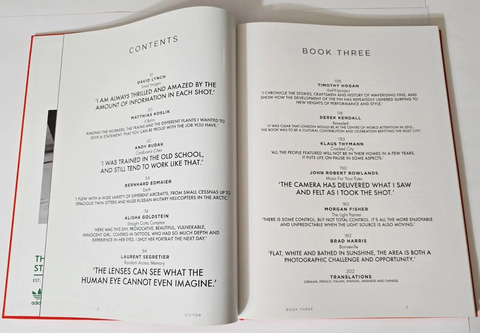 Victor Hardcover Photobook | Sacred Bones Records