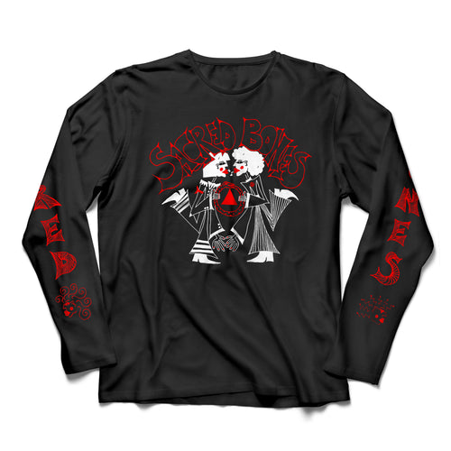 Sacred Bones x Angie Willcutt "Dancing Lovers" Black Long Sleeve