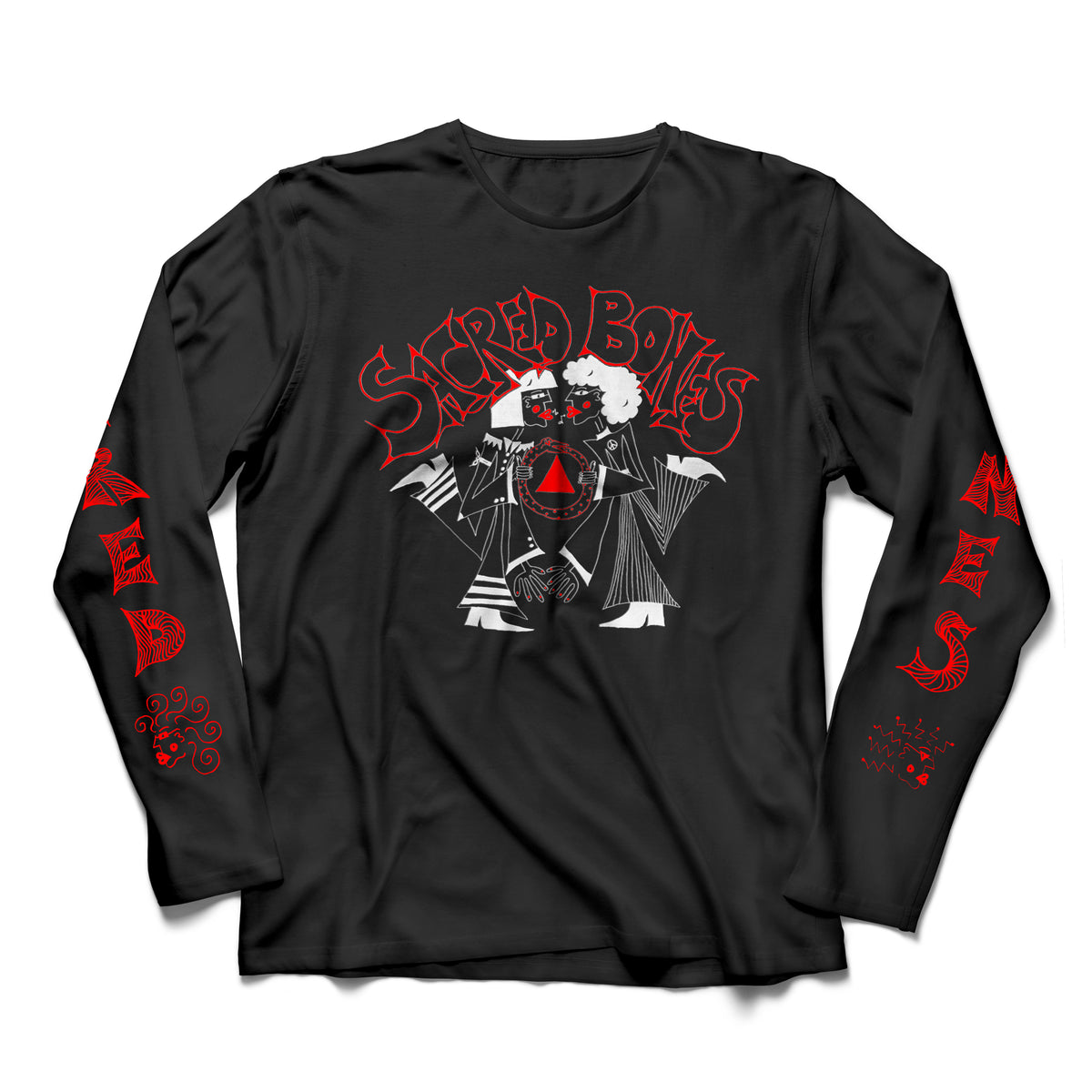 Sacred Bones x Angie Willcutt "Dancing Lovers" Black Long Sleeve