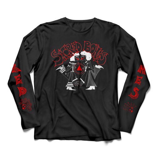 Sacred Bones x Angie Willcutt "Dancing Lovers" Black Long Sleeve