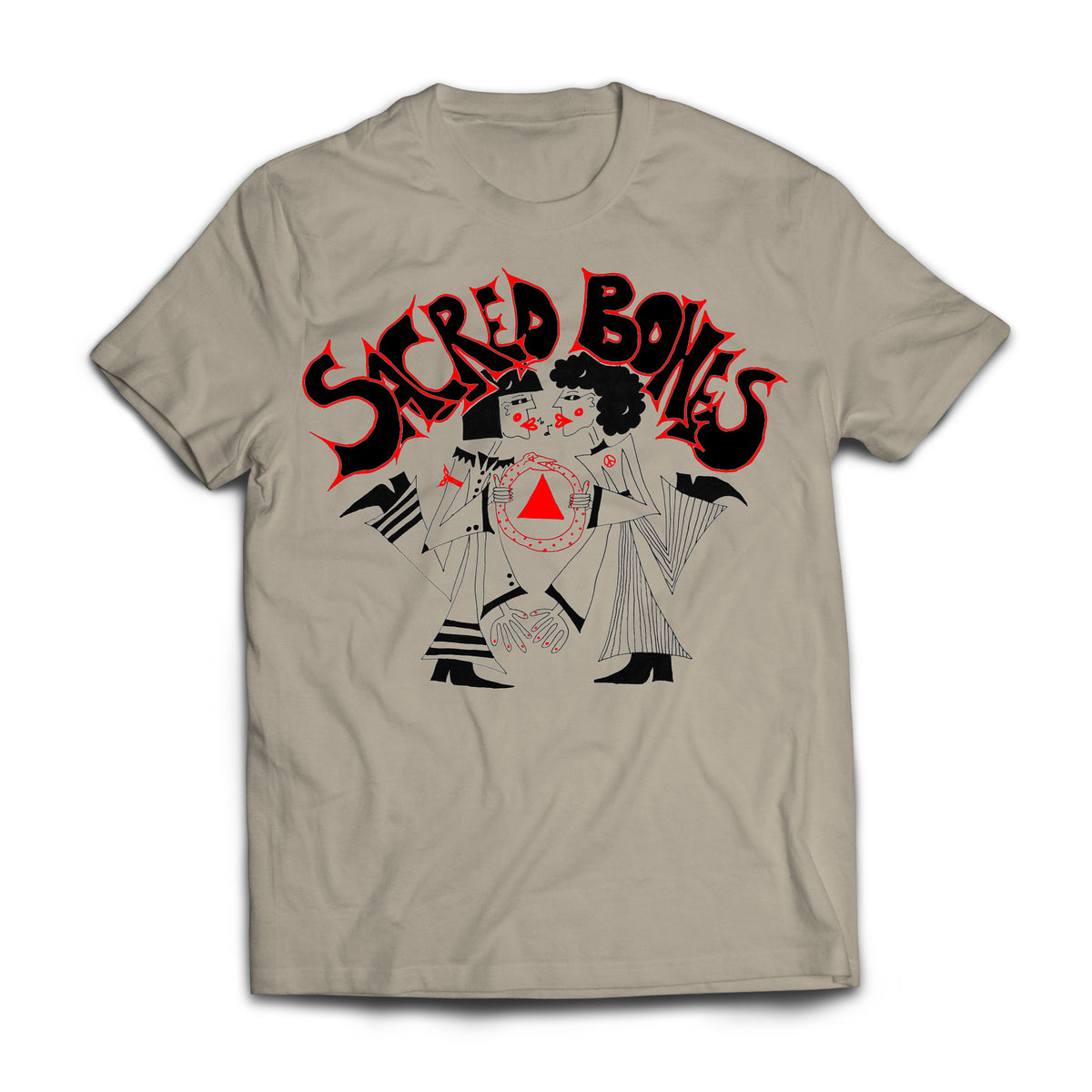 Sacred Bones x Angie Willcutt "Dancing Lovers" Tan T-Shirt