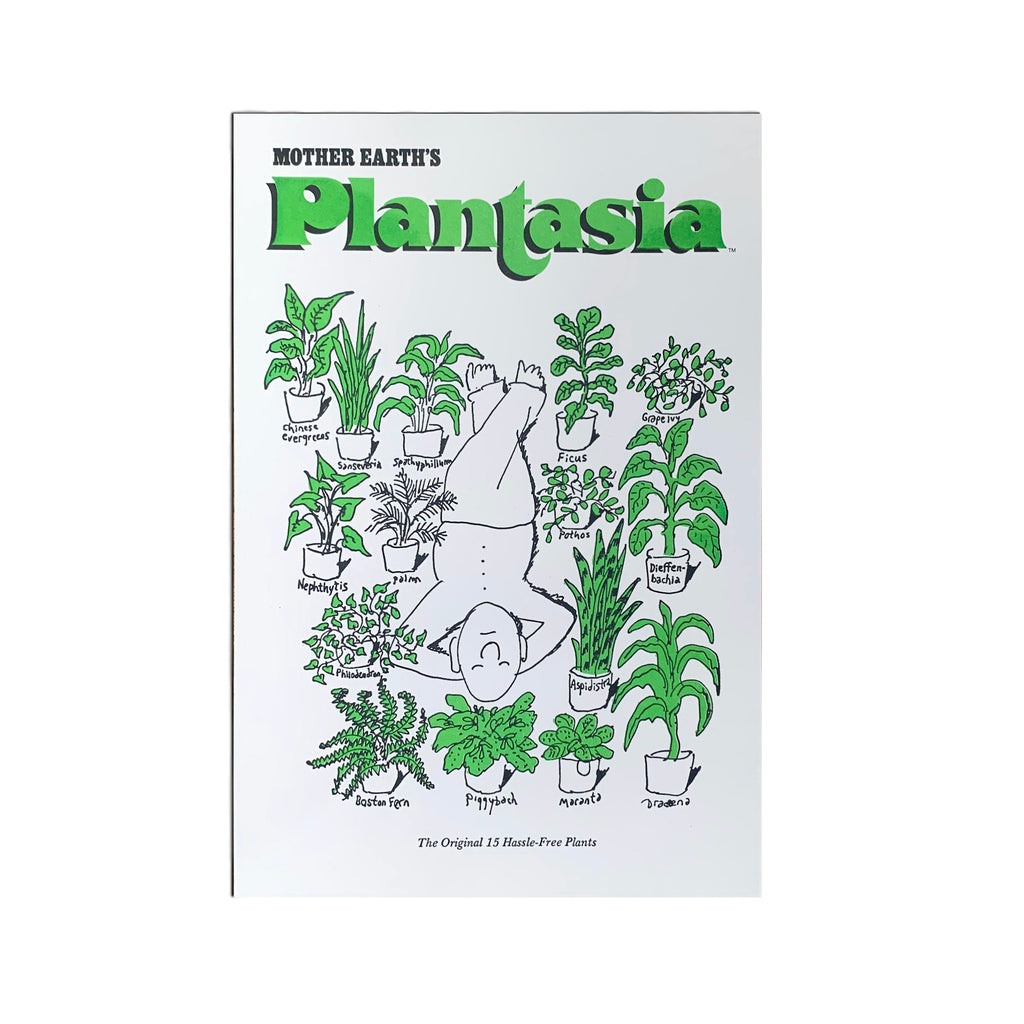 Plantasia "Man With His Plants" Poster