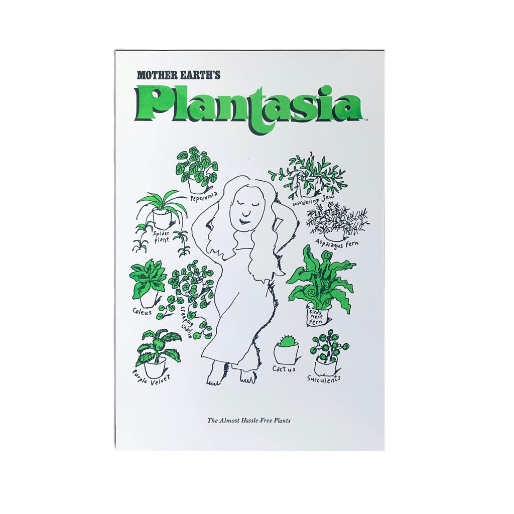 Plantasia "Woman With Her Plants" Poster