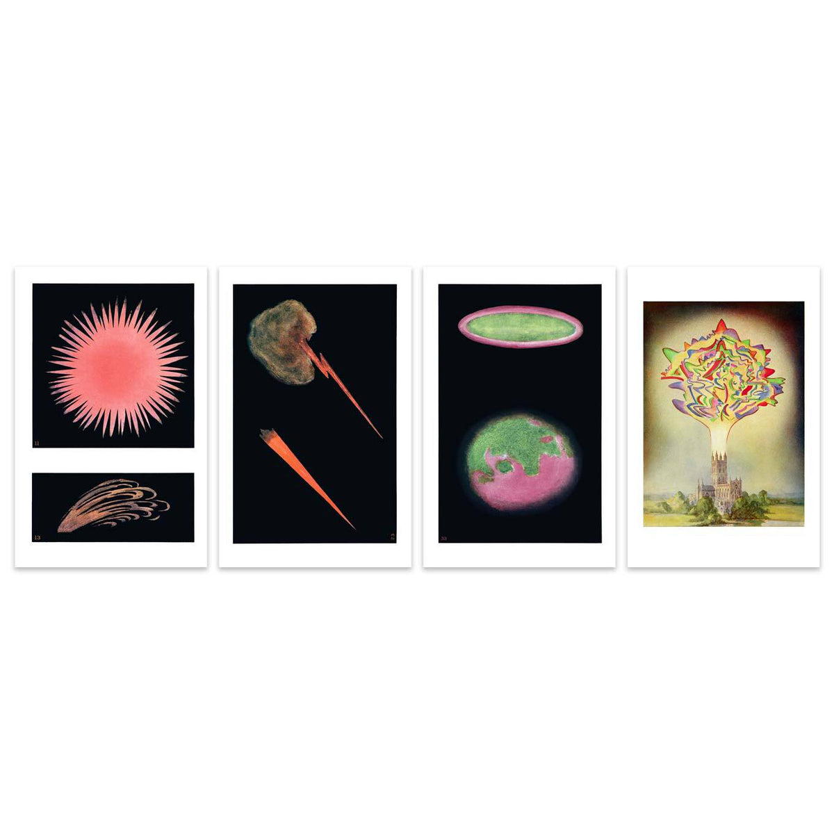 Thought Forms postcard set