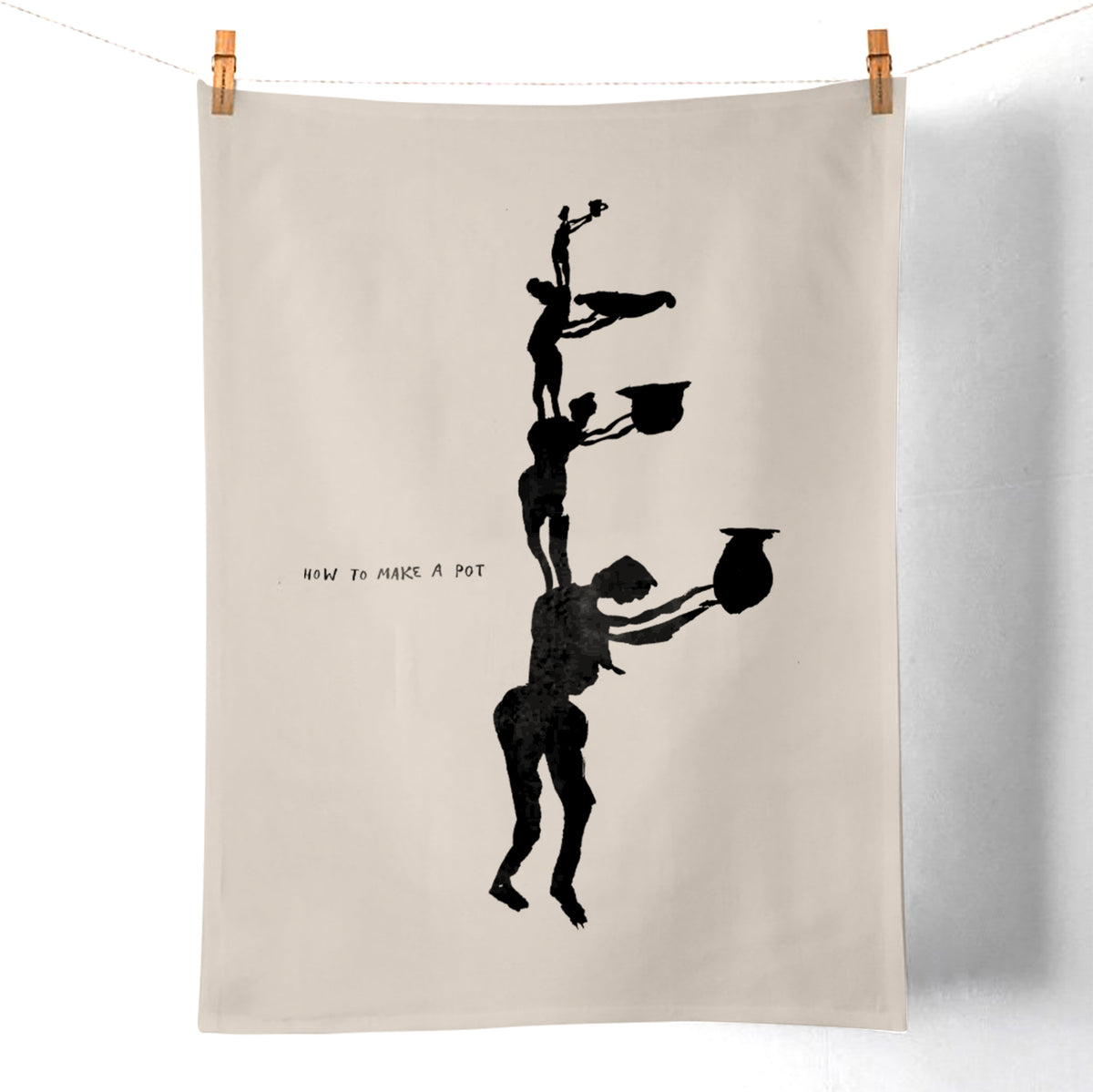 "How to Make a Pot" Tea Towel