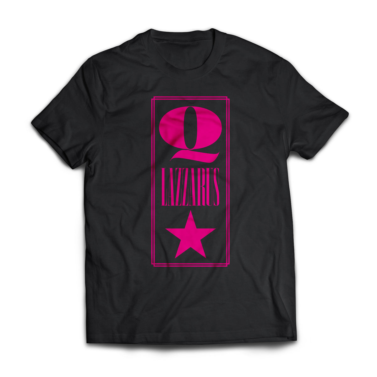Q Lazzarus Pink Logo T-Shirt