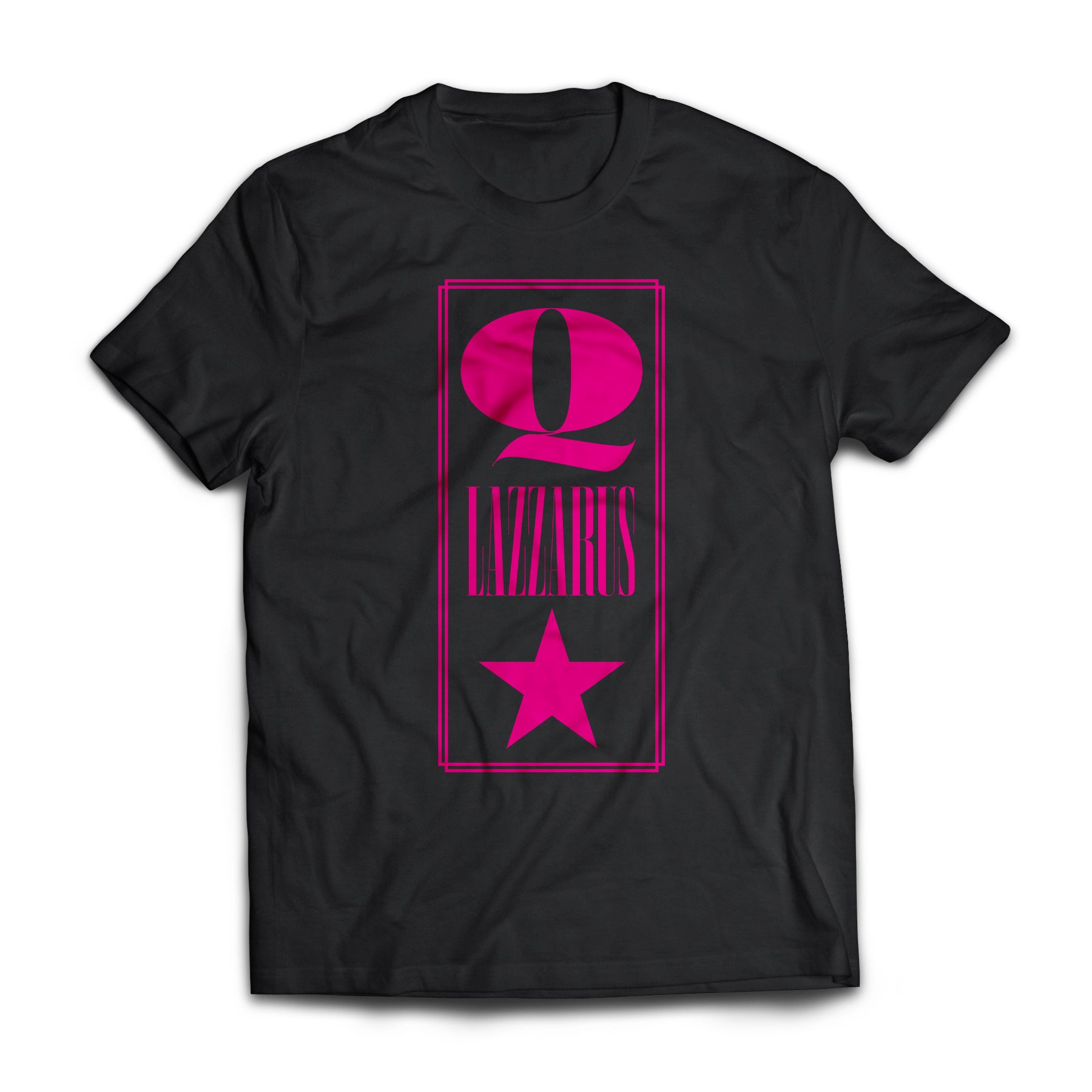 Q Lazzarus Pink Logo T-Shirt