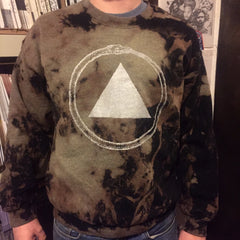 Bleach Splattered Crew Neck Sweatshirt