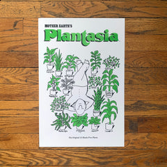 Plantasia "Man With His Plants" Poster