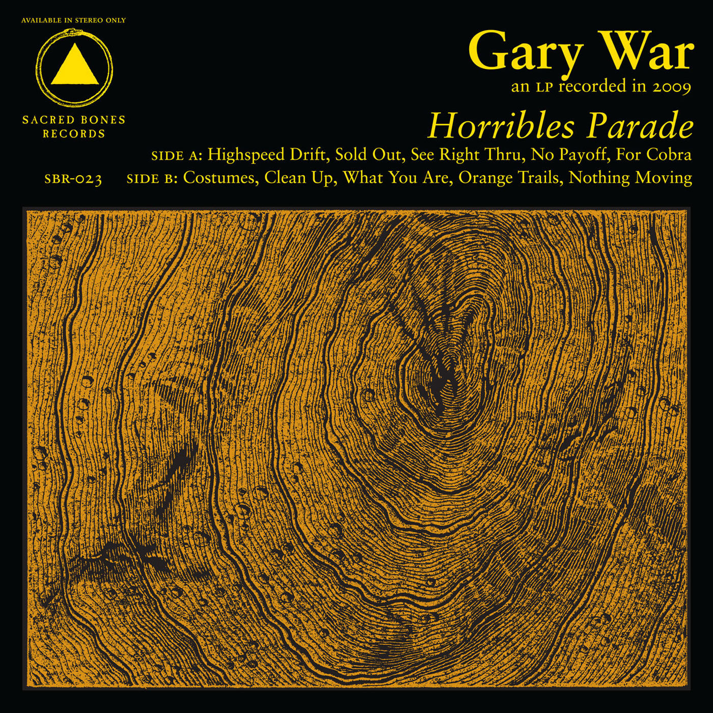Gary War: Horribles Parade | Sacred Bones Records