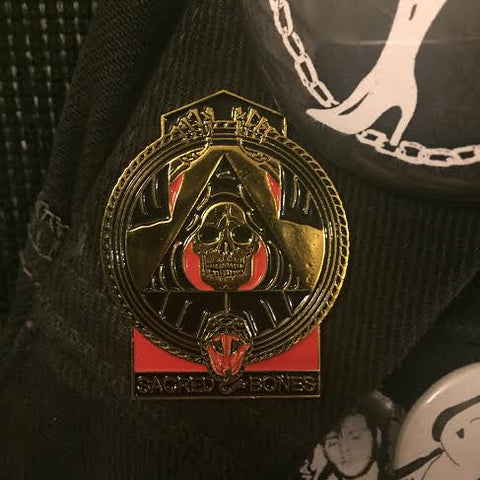 Alex Heir Sacred Bones Logo Enamel Pin